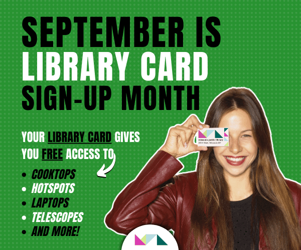 Library Card Sign-Up Month