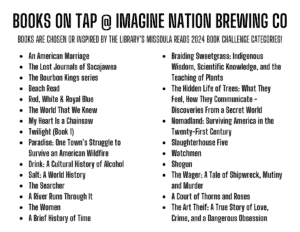 Books on Tap Reading List