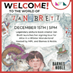 Welcome to the World of Jan Brett on December 15 at 5pm