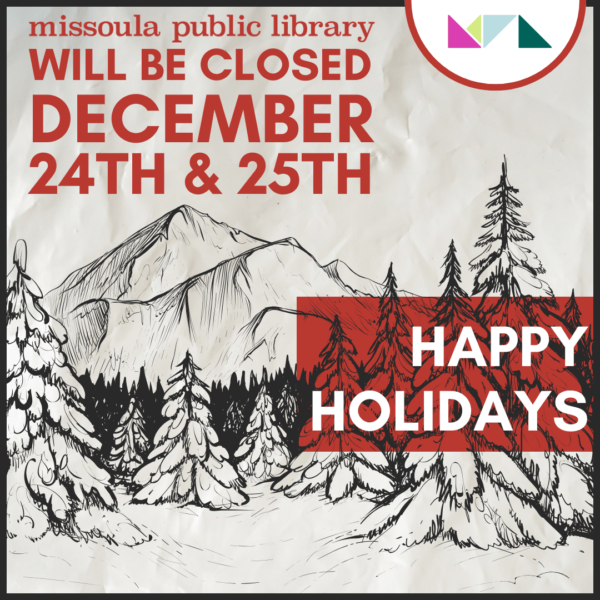 Christmas closure December 24 and 25